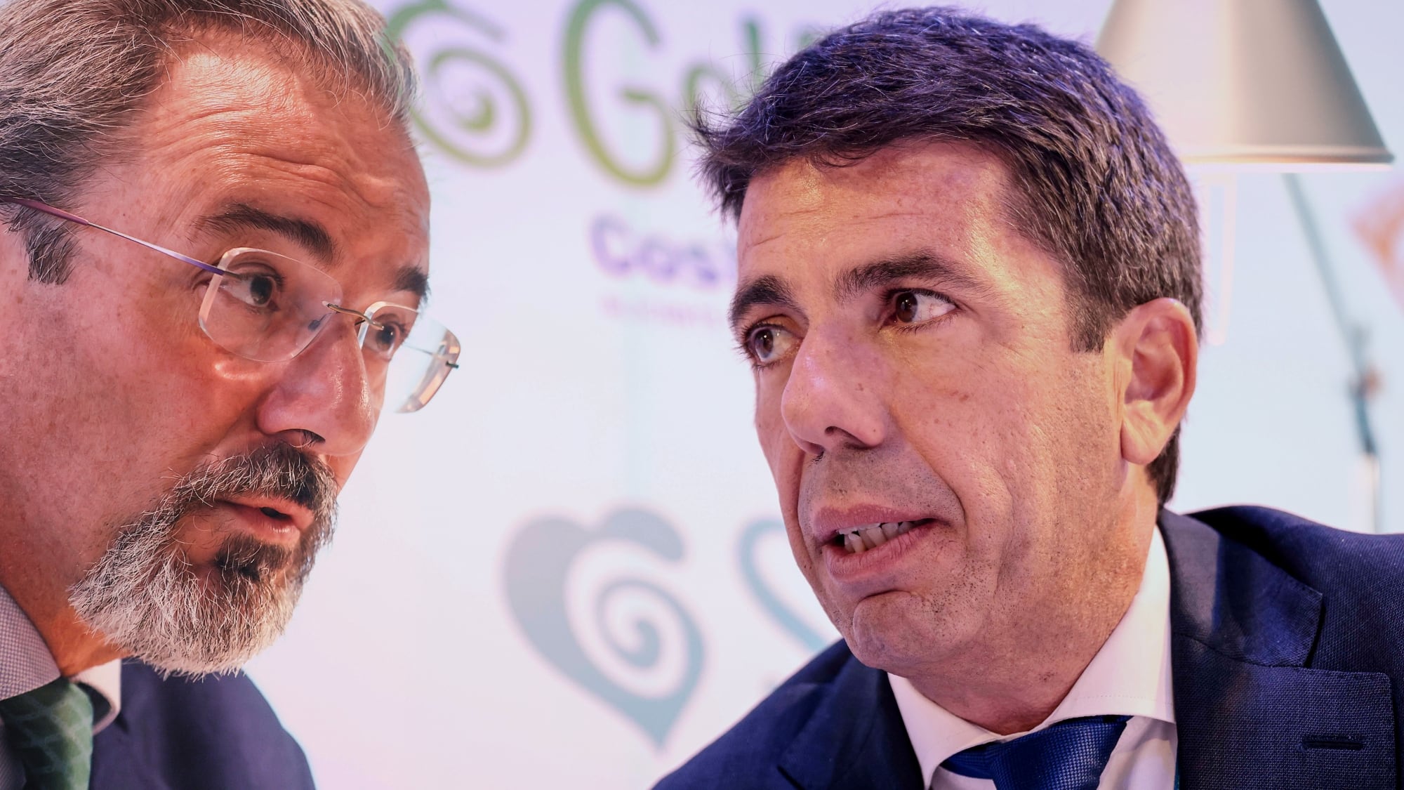 Carlos Flores (i) y Carlos Mazón (d), candidatos a la Presidencia de la Generalitat de Vox y del PPCV (montaje fotográfico)