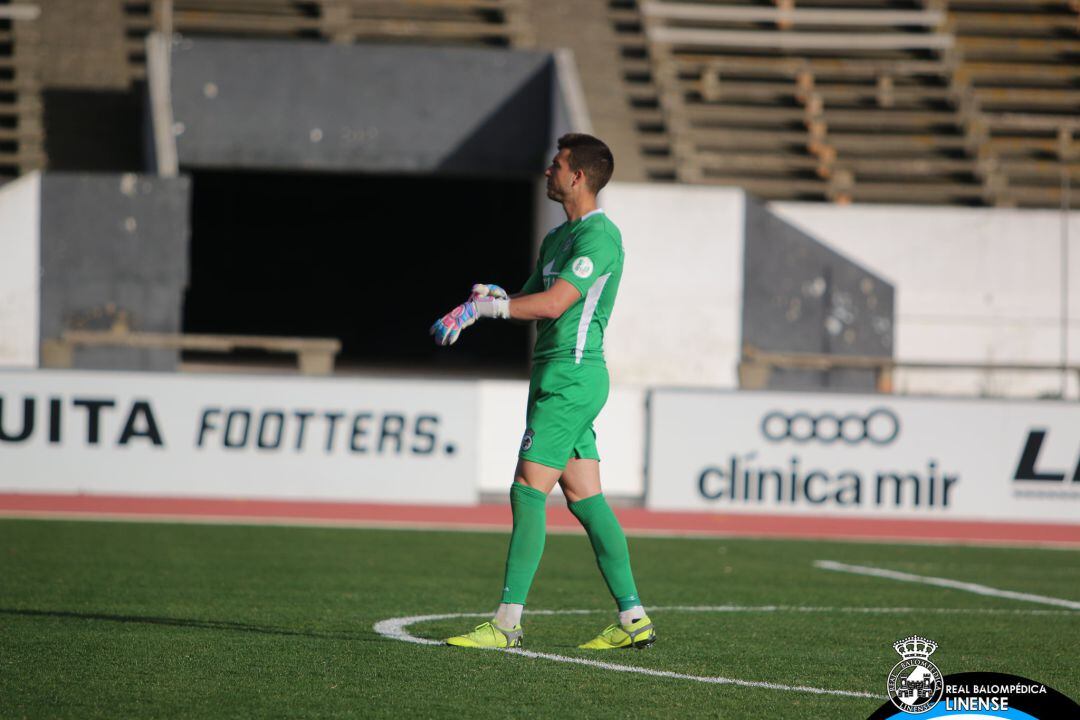 Nacho Miras en un partido.