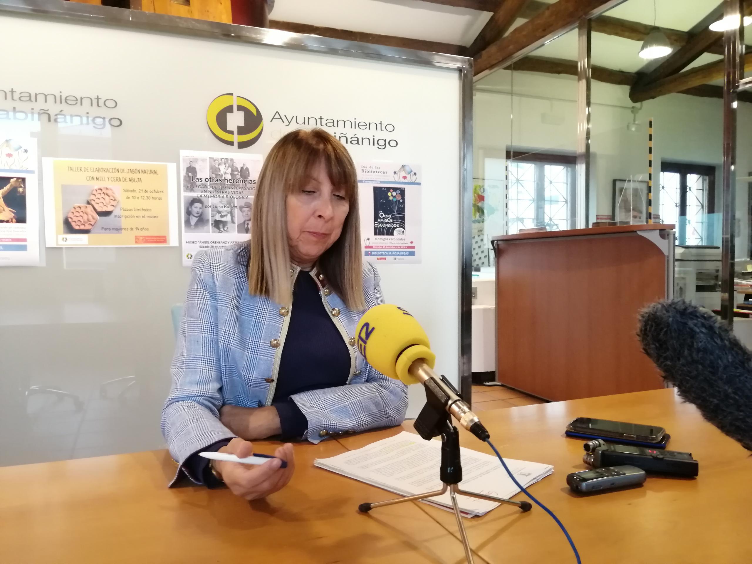Berta Fernández, alcaldesa y concejal de cultura de Sabiñánigo