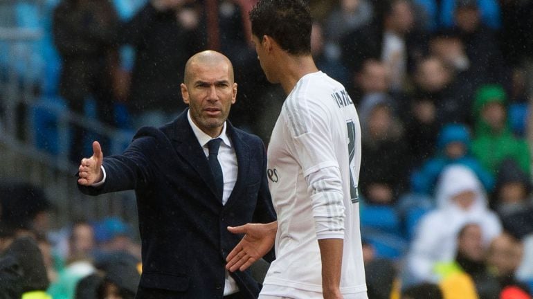 Zidane y Varane.