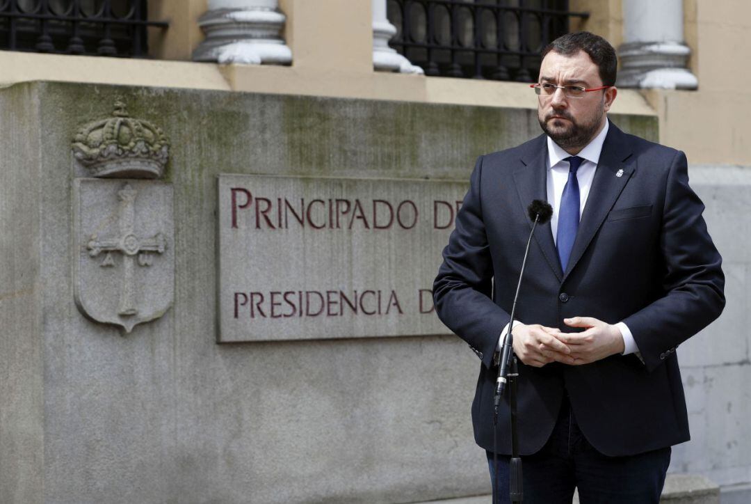 El presidente del Principado, Adrián Barbón.