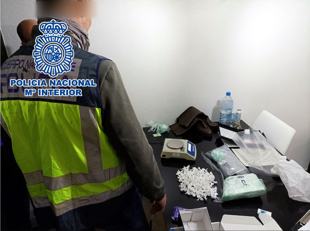 Un kilo de cocaína en Elche