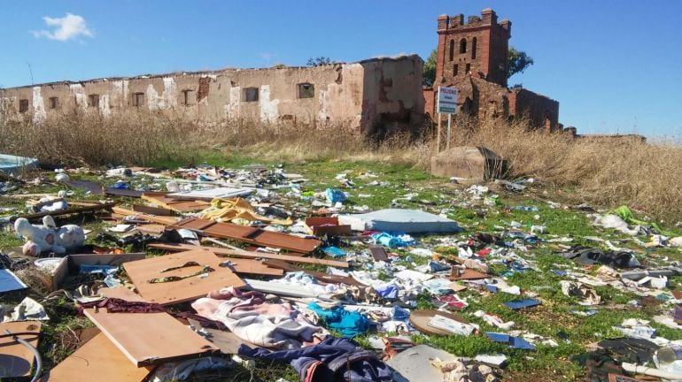 Yacimiento minero de San Salvador en la zona de las minas de Cáceres.