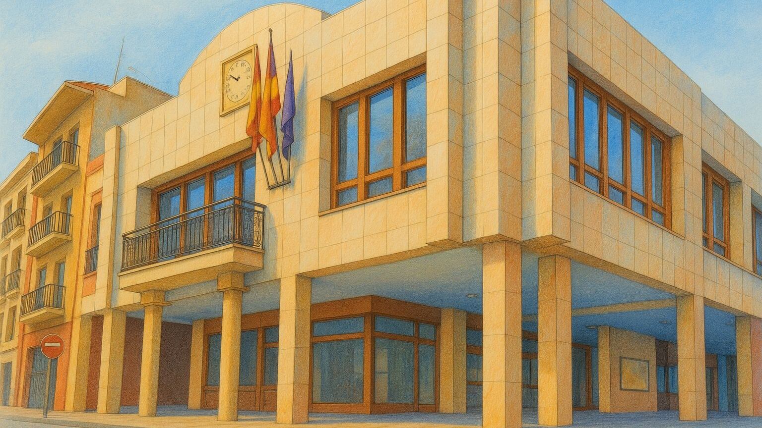 Imagen del Ayuntamiento de Petrer generada con IA