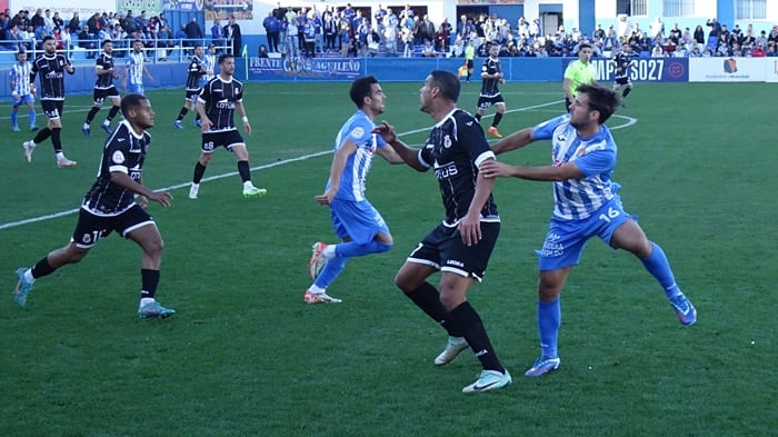 Un momento del partido