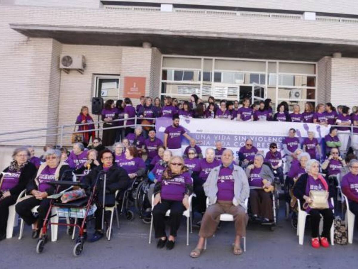 Las personas mayores también condenan la violencia machista