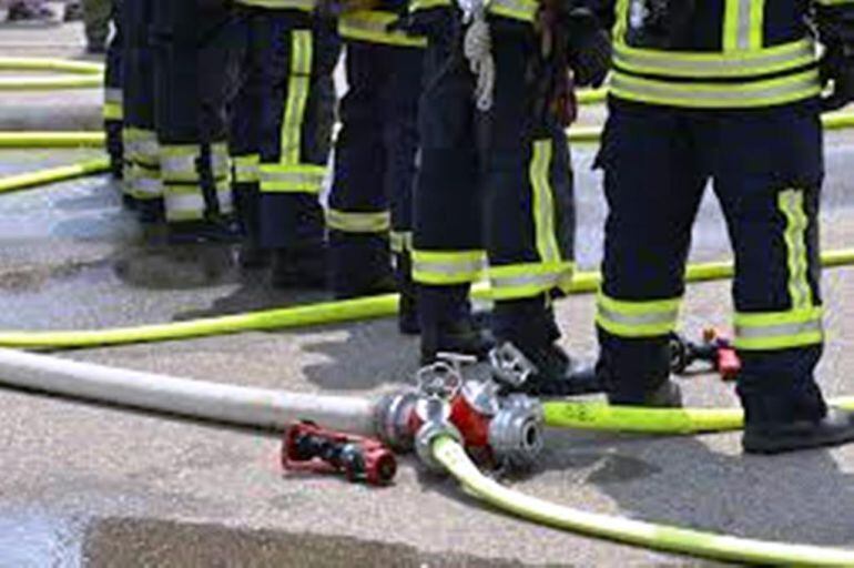 Intervención de bomberos