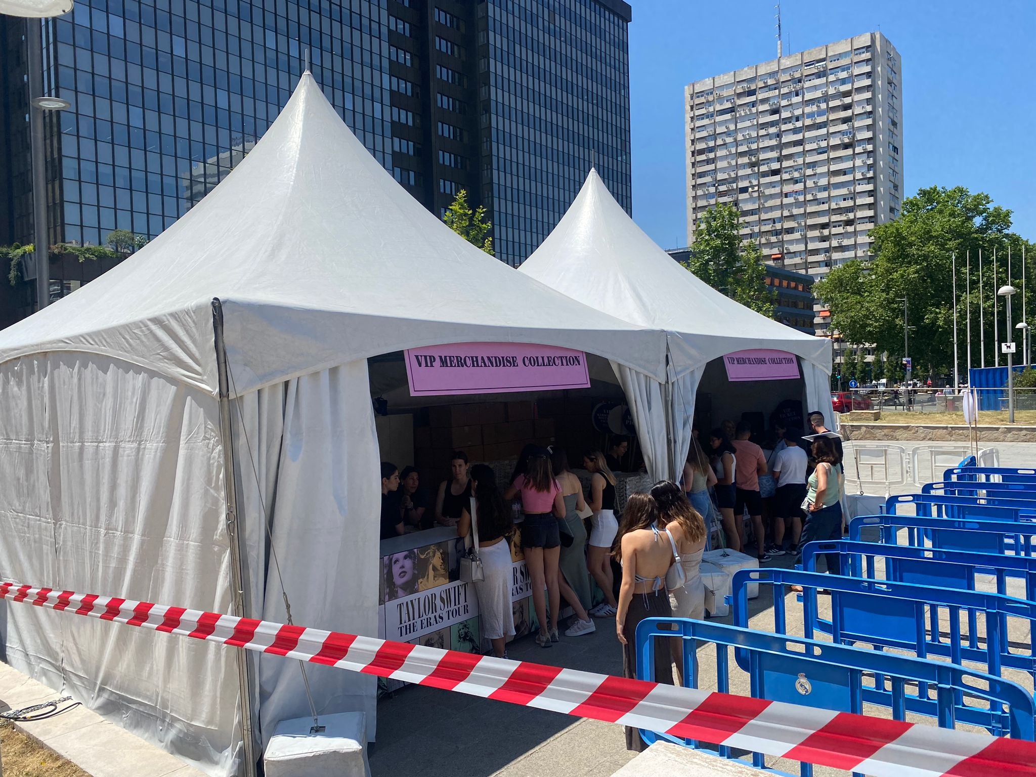 Previa del concierto de Taylor Swift en el Estadio Santiago Bernabéu.