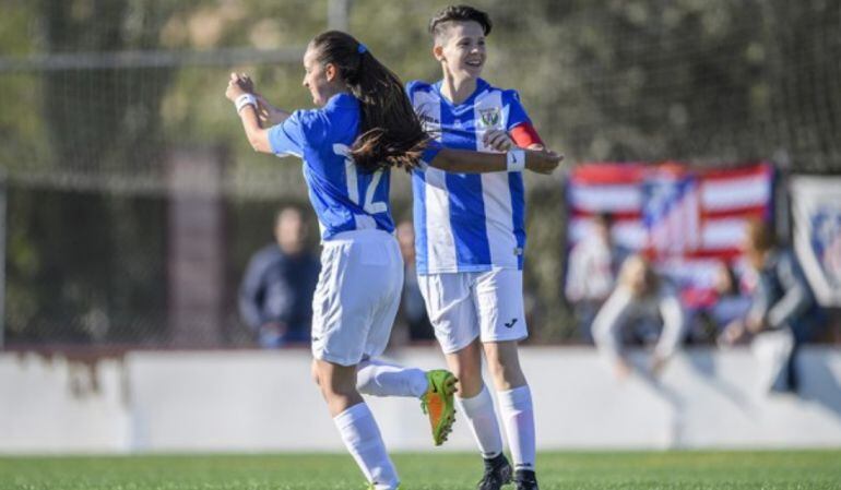 Jugadoras del CD Leganés femenino