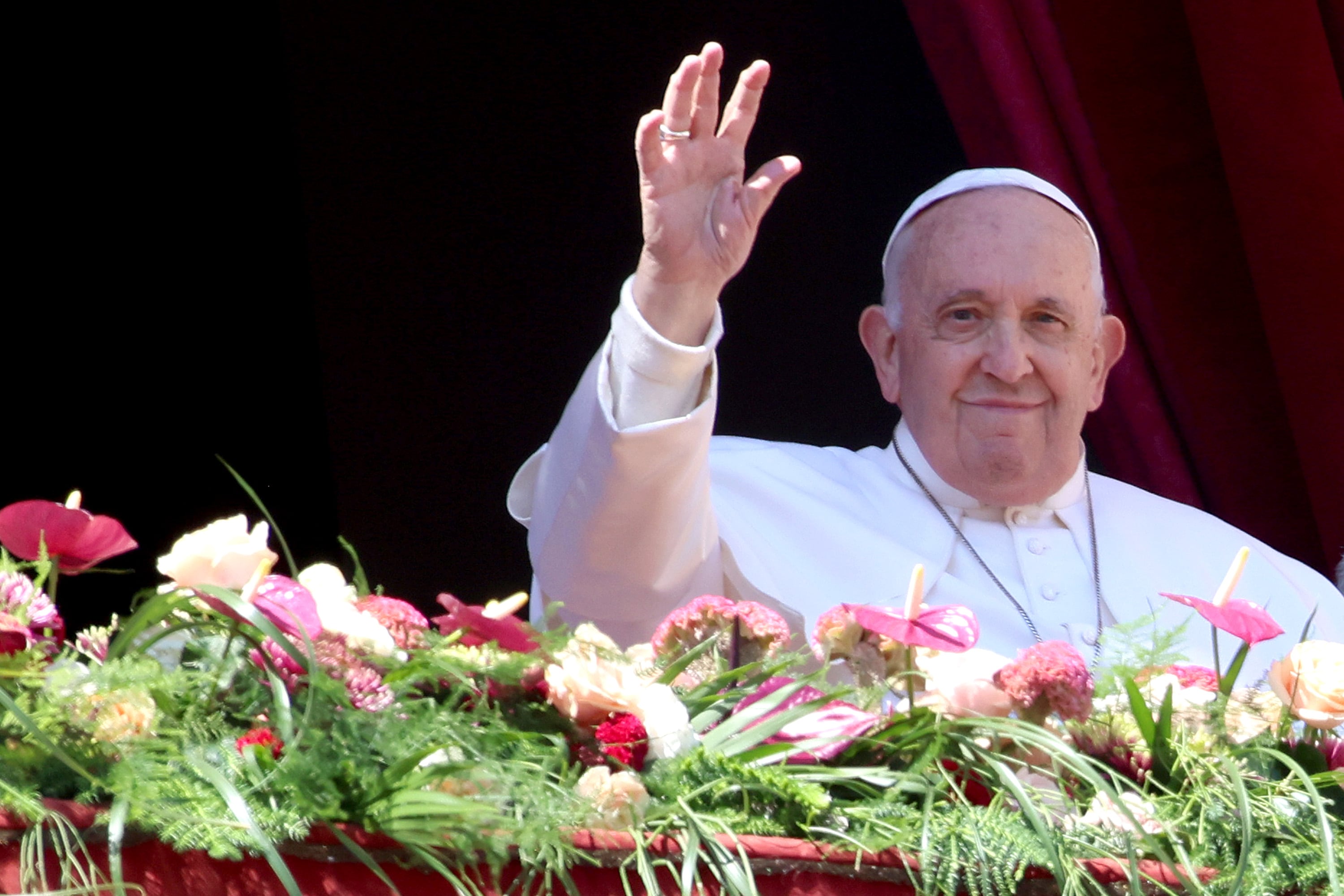 El papa Francisco durante el &#039;Urbi et Orbi&#039; del Domingo de Resurrección