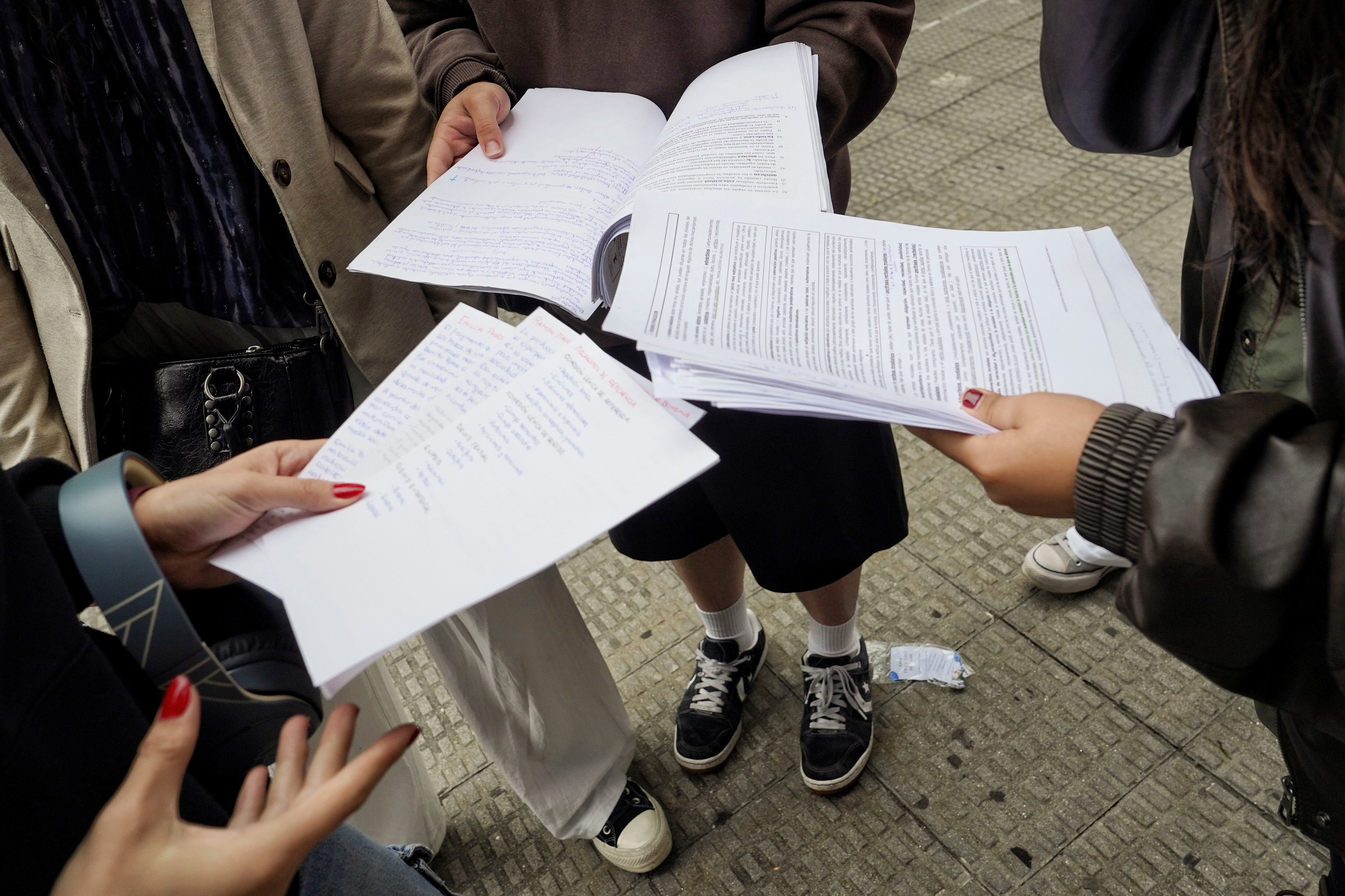 Alumnos en la prueba de Selectividad EFE/ Nacho Gallego