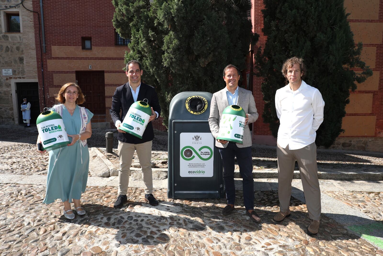 Nuevo plan de reciclaje de vidrio Ayto Toledo y Ecovidrio