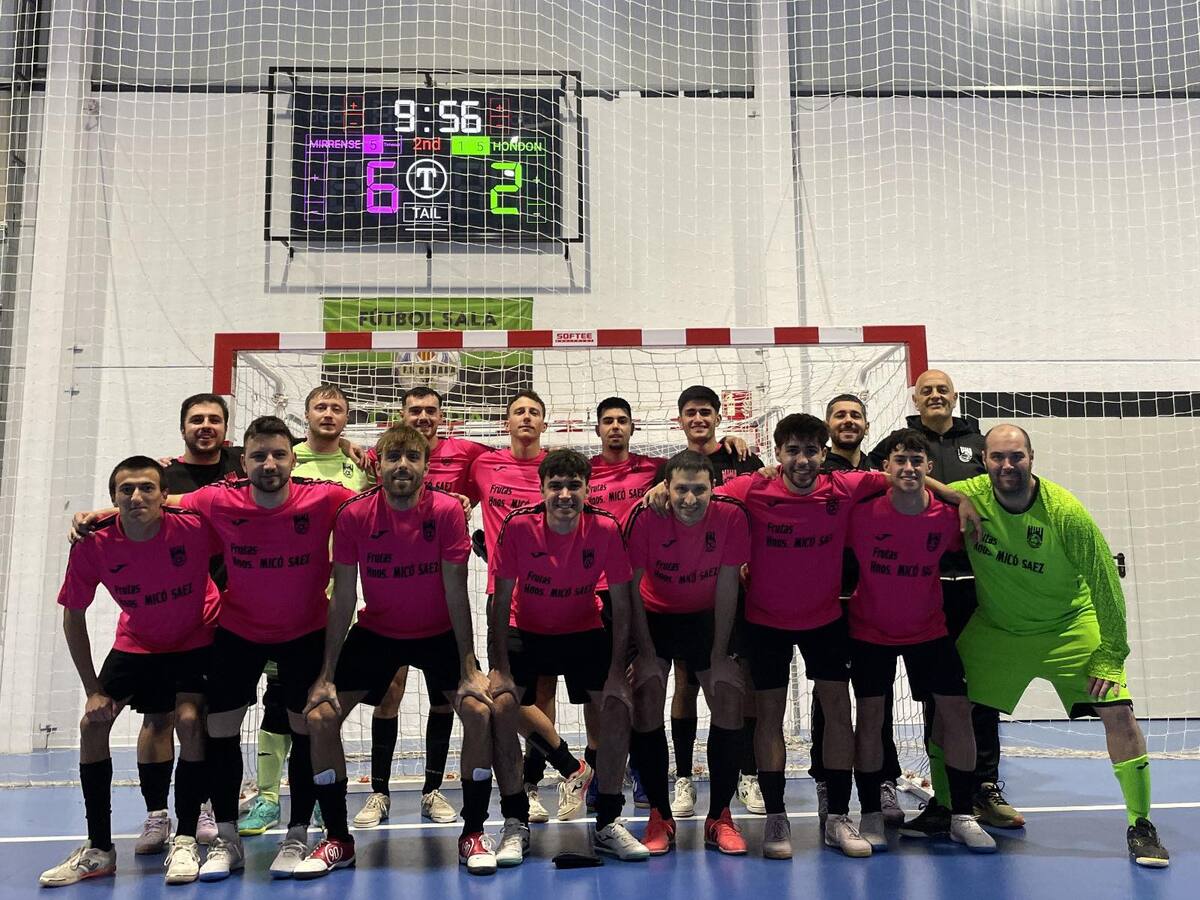 Otro triunfo más para el Mirrense FS que vence 6-2 al Hondón de los Frailes