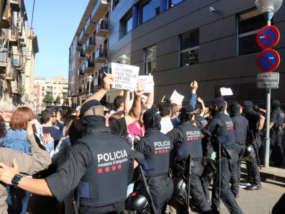 En llibertat el detingut pel tall a les vies de l’AVE a Girona