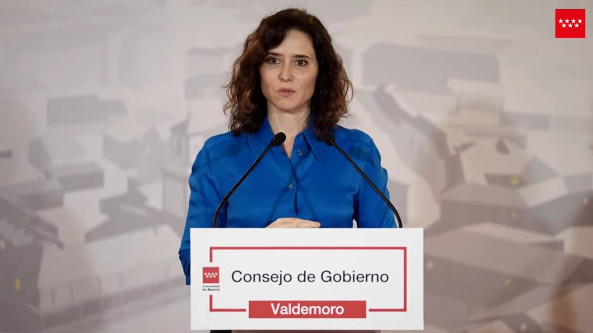 Isabel Díaz Ayuso y David Conde, presidenta de la Comunidad de Madrid y alcalde de Valdemoro, repasan inversiones para el municipio