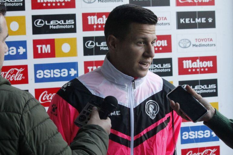 José Fran, en la zona mixta del Rico Pérez