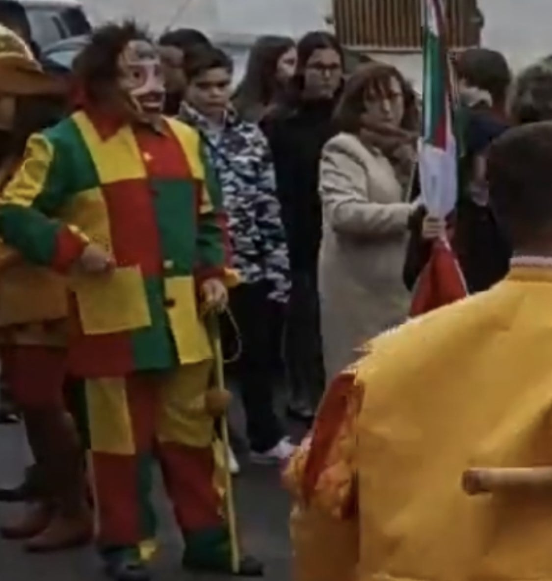 Botarga de Mazuecos en las fiestas de la Virgen de la Paz