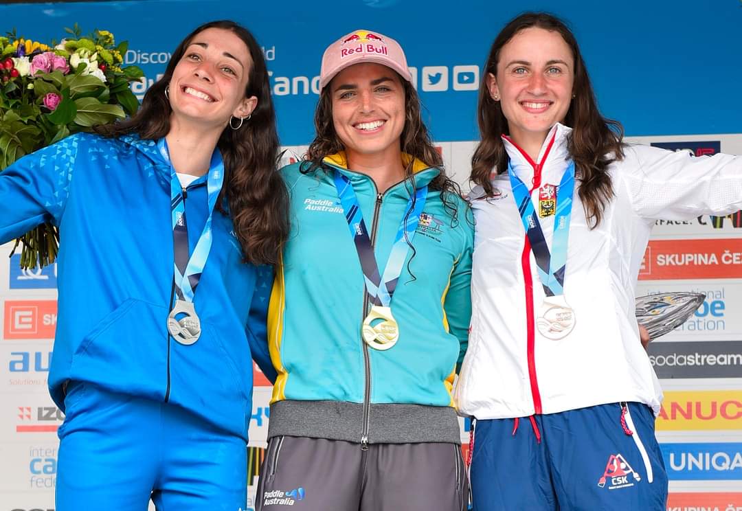 Mònica Dòria al podi.