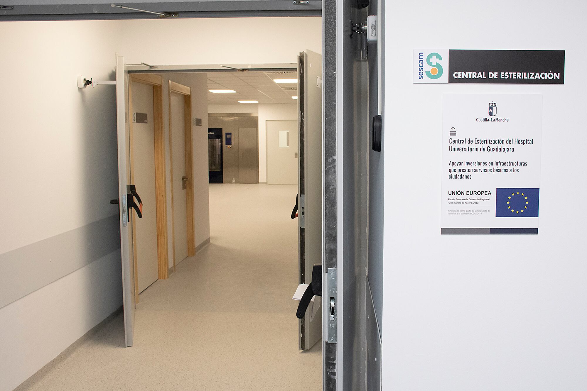 Entrada al Servicio de Medicina Preventiva Hospital Guadalajara