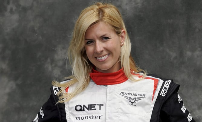 La pilota española María de Villota, probadora de Marussia F1 Team, ha abandonado la UCI y está en planta