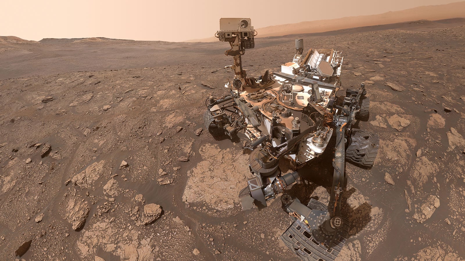 Imagen de archivo del rovers Curiosity, cuya misión se sigue desarrollando en Marte