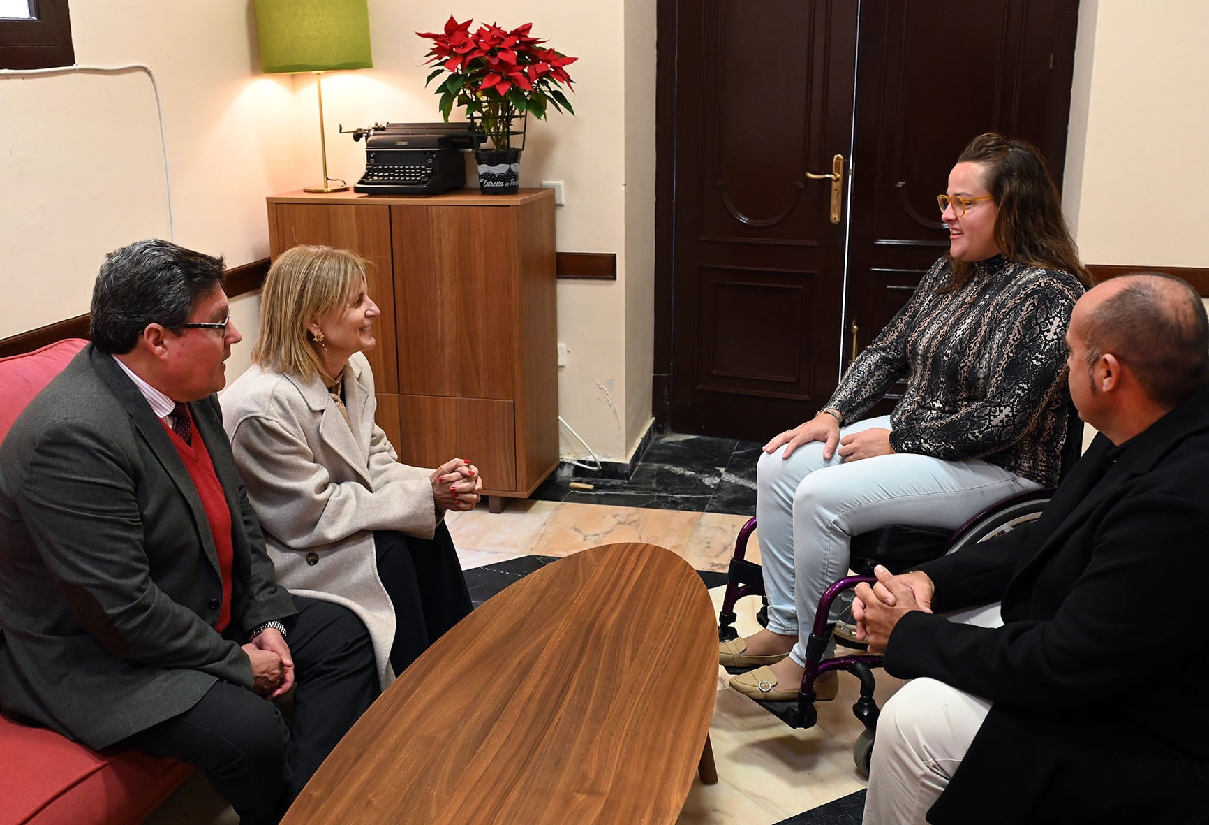 Recepción en el Ayuntamiento a Laura Sambruno