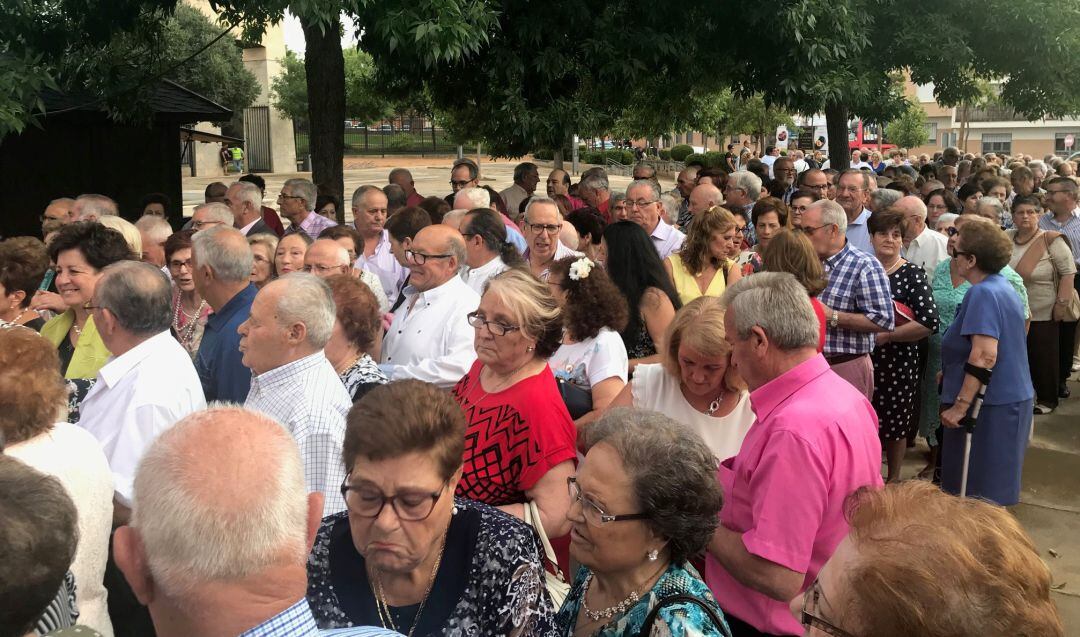 Hasta 1.300 mayores se han dado cita en la tradicional cena-homenaje en las Fiestas del Vino 2019 de Valdepeñas (Ciudad Real) 