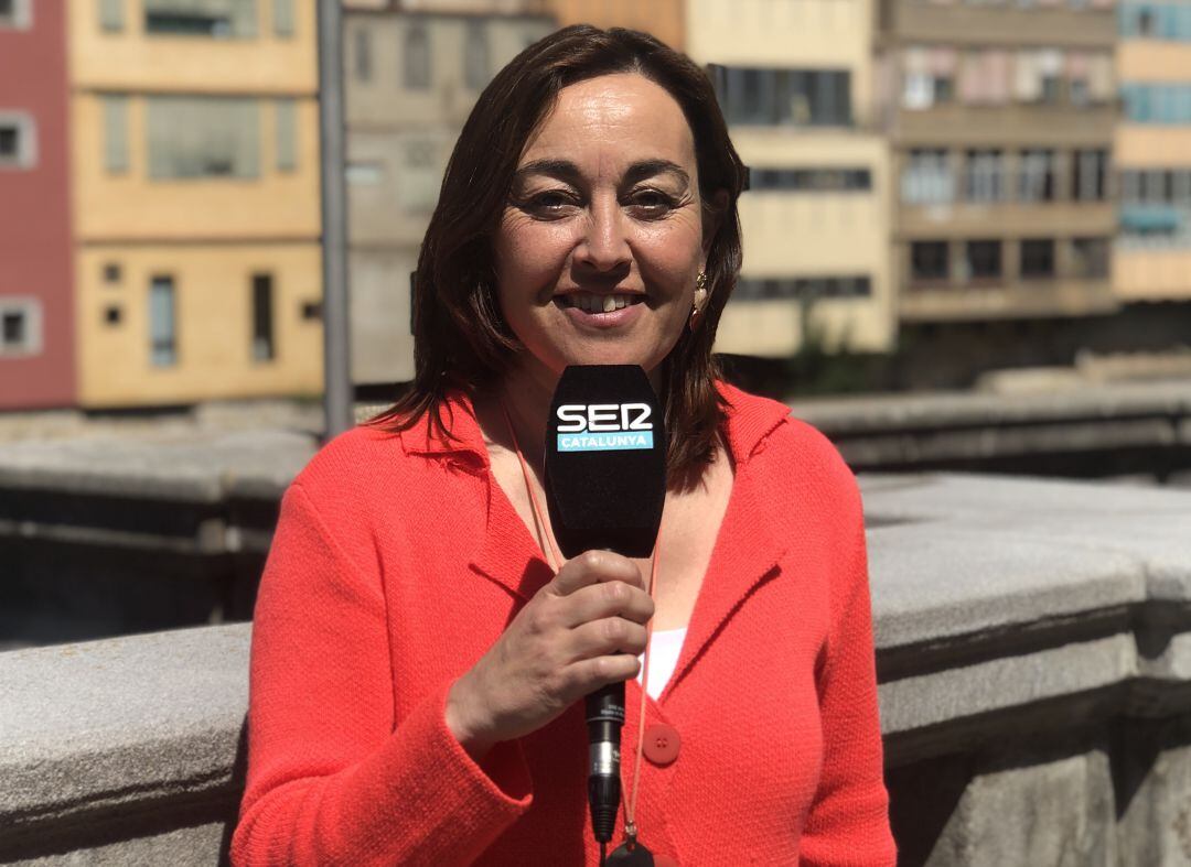 Sílvia Paneque a la Rambla