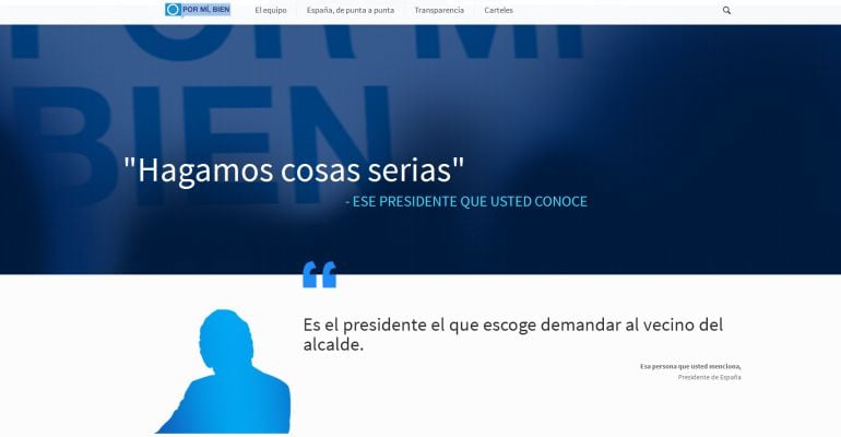 La web &#039;el Mundo Today&#039; responde al comunicado del Partido Popular para cerrar el espacio que hacía parodia de su campaña electoral.