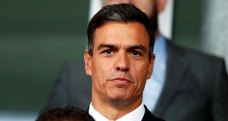 El presidente del Gobierno, Pedro Sánchez, en la final de la Copa Mundial de la FIFA 2018 de fútbol femenino sub20 