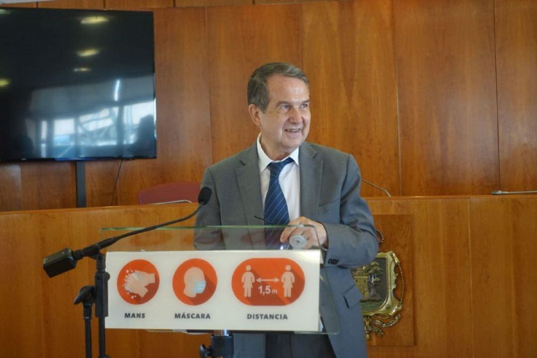 Abel Caballero en rueda de prensa