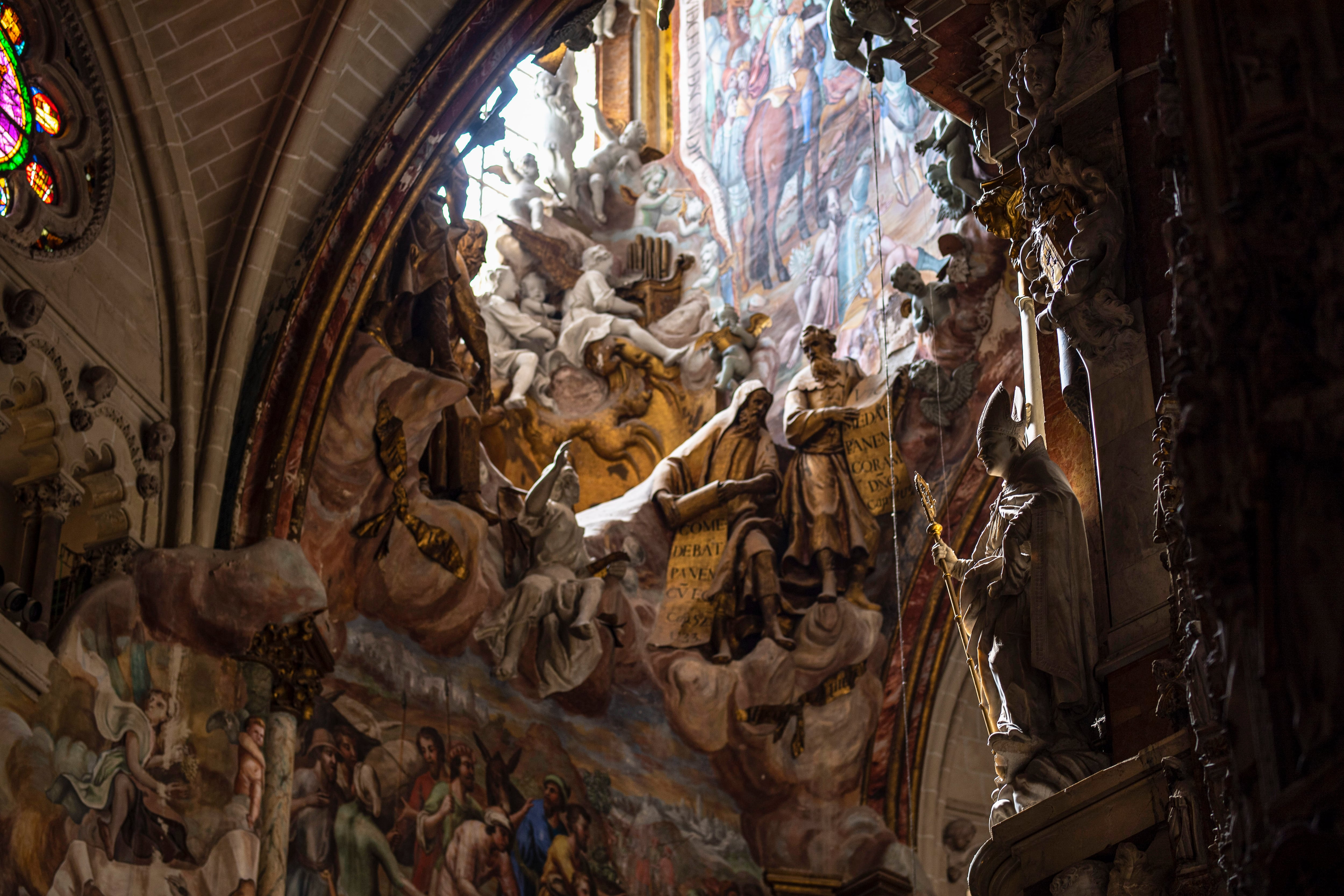 Detalle del interior de la catedral Catedral Primada de Toledo