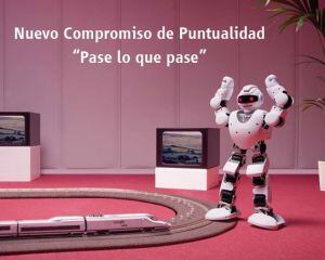 Imatge de la campanya "Pase lo que pase" de RENFE.