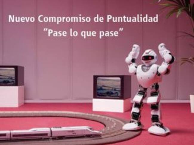 Imatge de la campanya "Pase lo que pase" de RENFE.