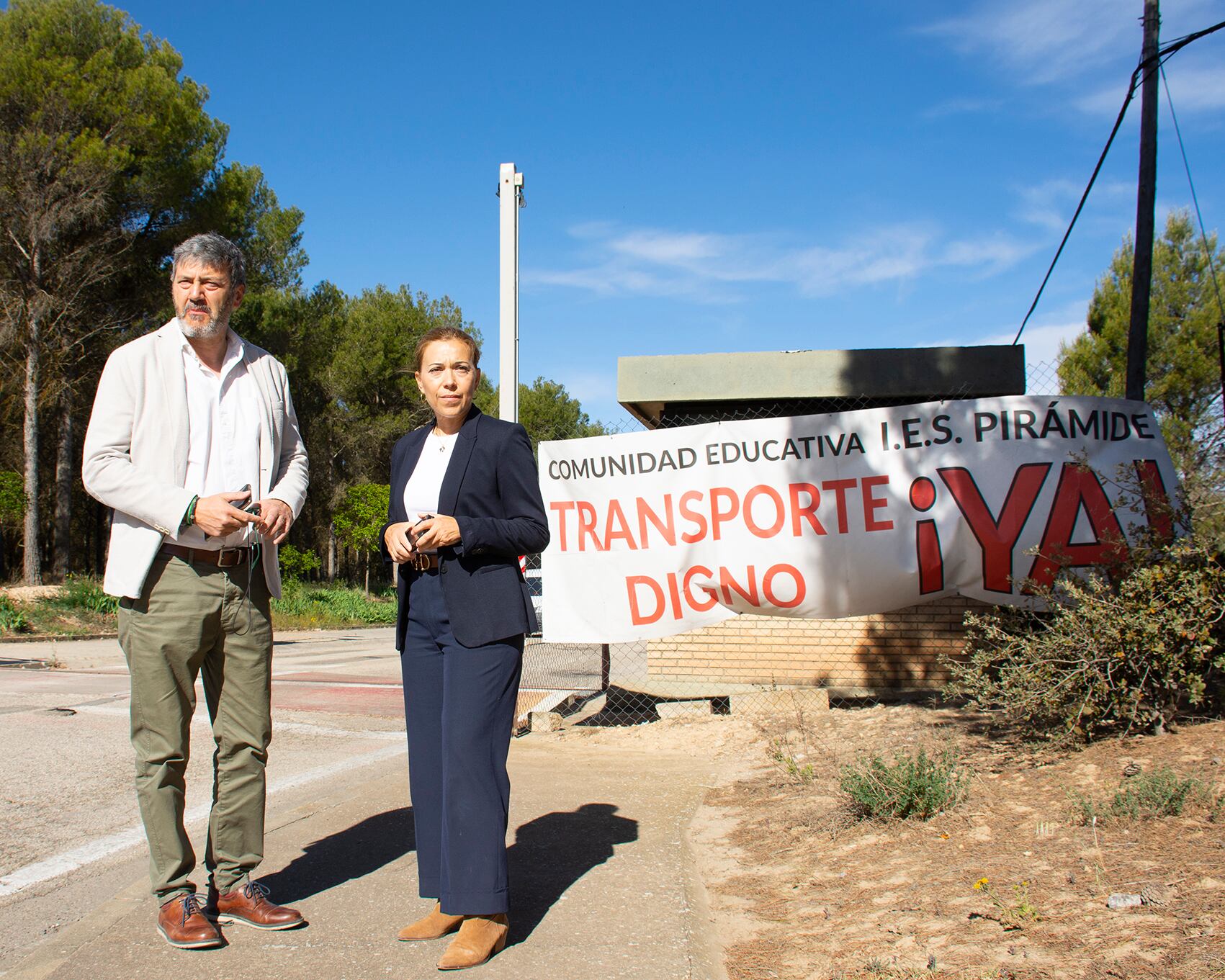 Gerardo Oliván y Ana Alós en el "Pirámide"