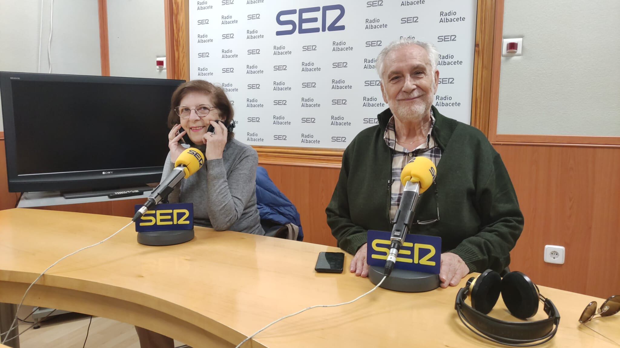 Rubí Sanz y Amos Núñez, en Radio Albacete