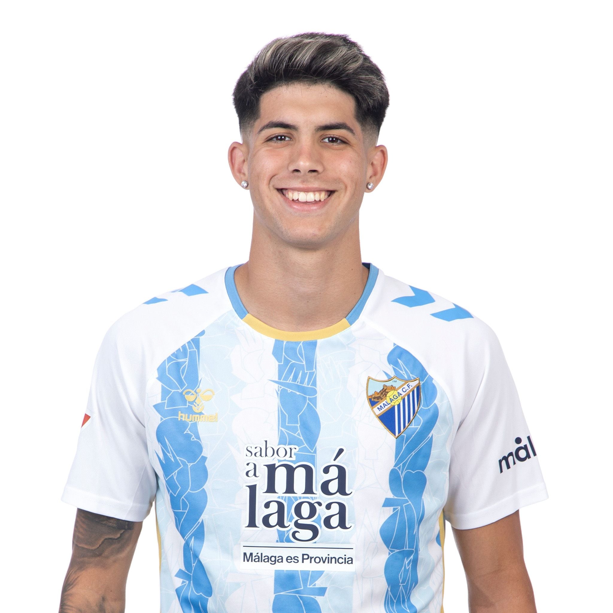 El delantero del Málaga Antoñito Cordero