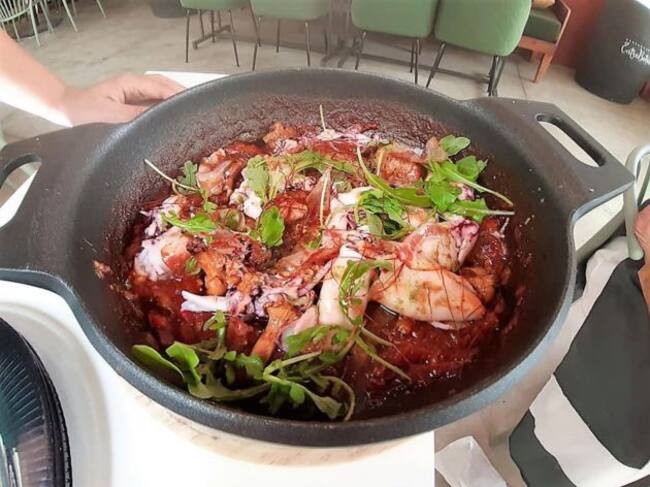 Calamares con fritada