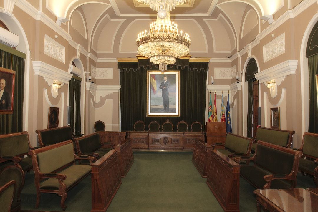 Salón de plenos del Ayuntamiento de Castelló