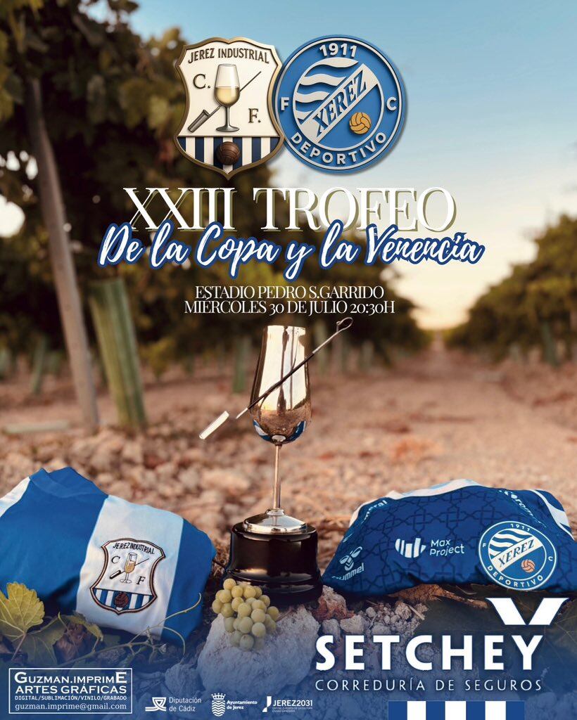 Cartel del XXIII Trofeo de la Copa y la Venencia 2025