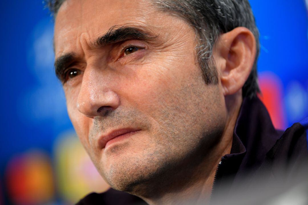 Valverde, durante la rueda de prensa. 