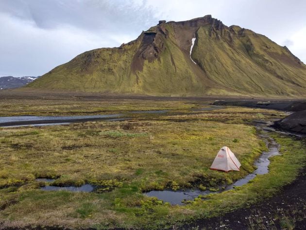 De acampada