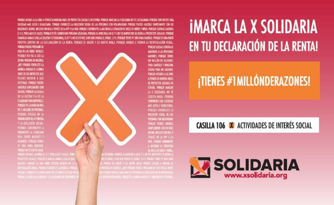 Marcar la X Solidaria: un gesto de compromiso y solidaridad en tiempos de crisis