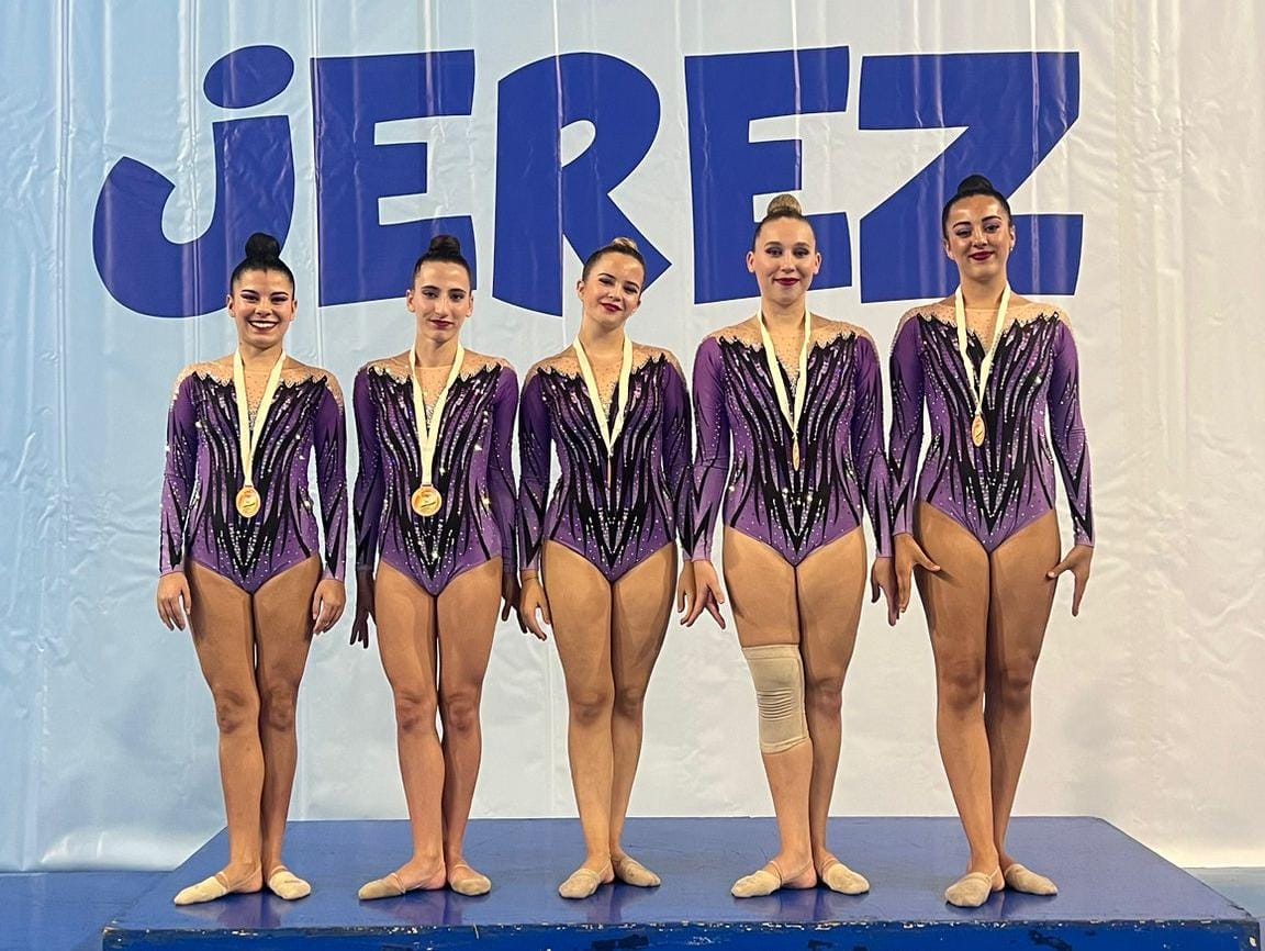 Gimnastas del CGR Jerez