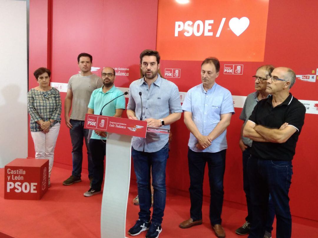 Antidio Fagúndez durante la comparecencia para valorar el pacto PP-Ciudadanos para gobernar la Diputación Provincial