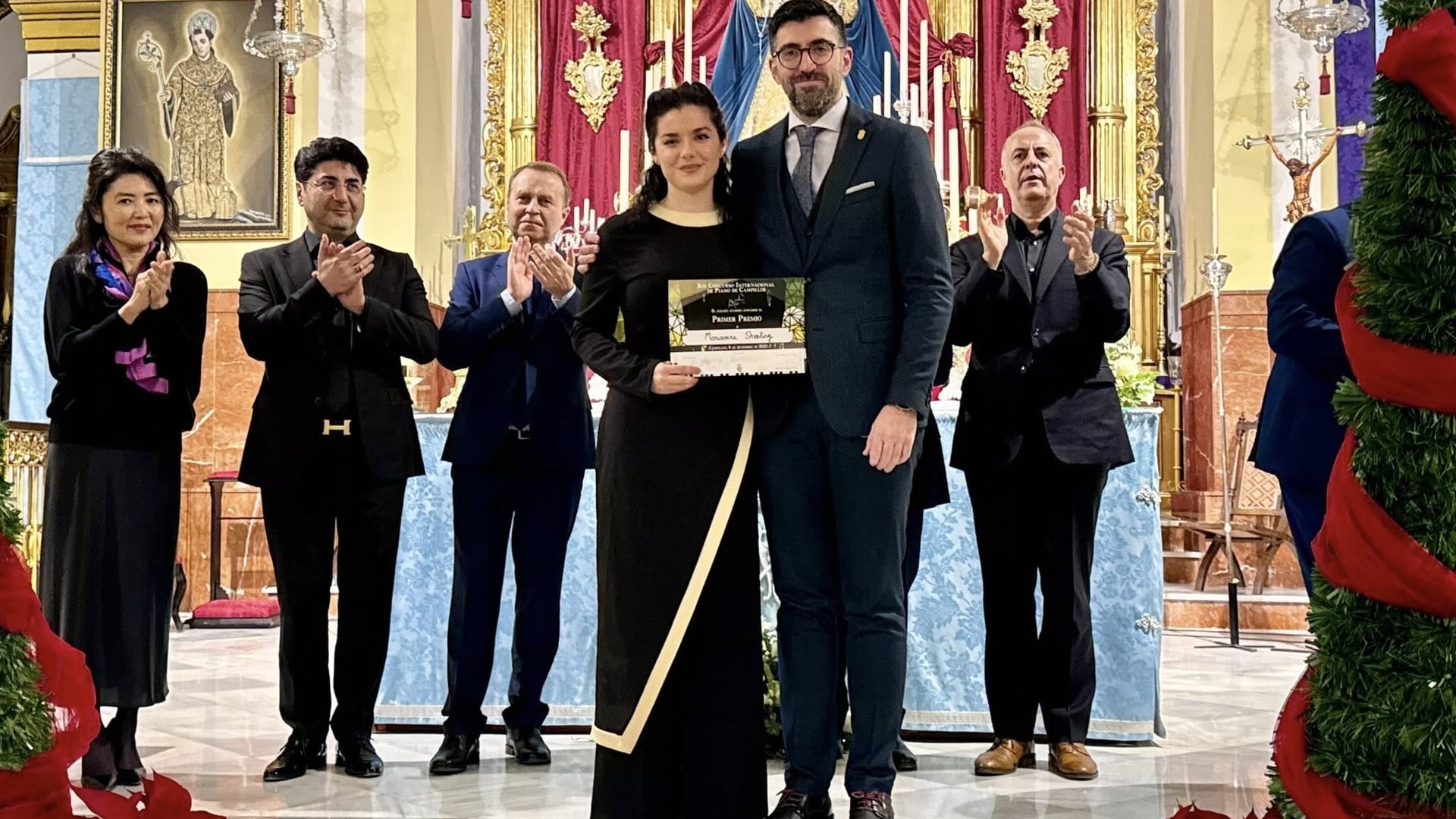 Mariamna Sherling recibe el primer premio del Concurso Internacional de Piano de Campillos