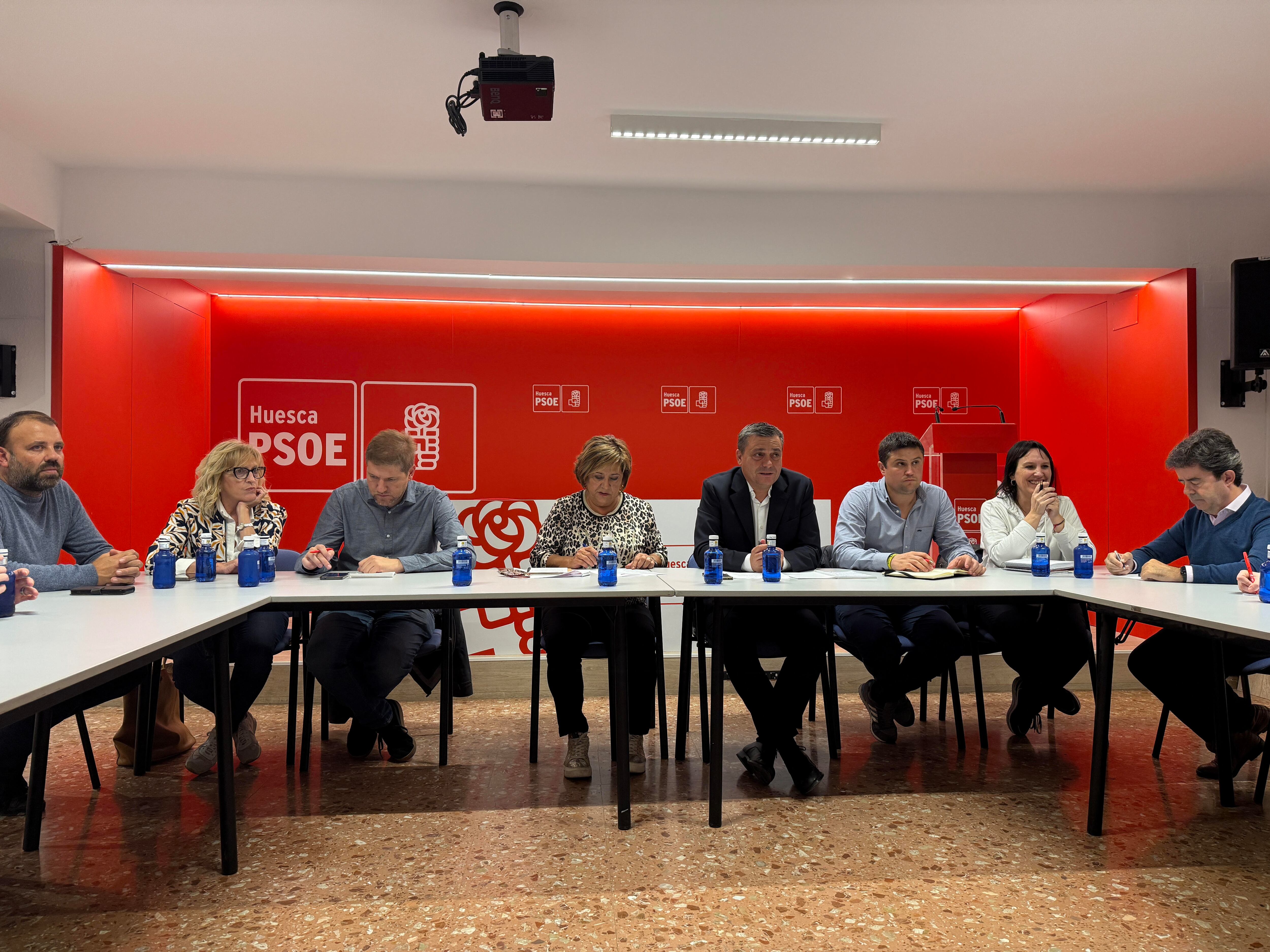 Ejecutiva del PSOE en la provincia de Huesca