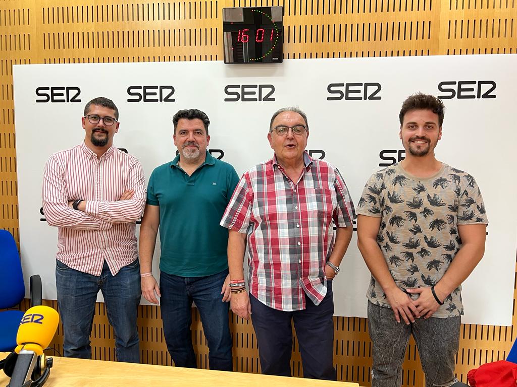 Jose Antonio Sánchez, Txema Almela, Pepe Pallarés y Rubén González