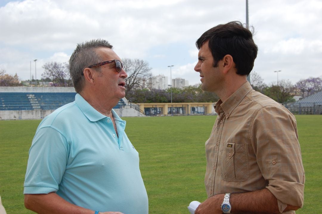 Pedro Garrido junto a Salvador Beato en La Juventud 