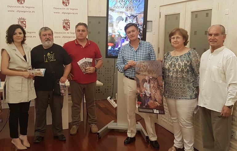 Presentación de Ayllón Medieval hoy en la Diputación de Segovia